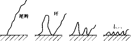 圖6-17聚合物的吸附形態(tài)